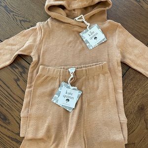 Kate Quinn NWT butterum organic cotton pointelle hoodie - 2T